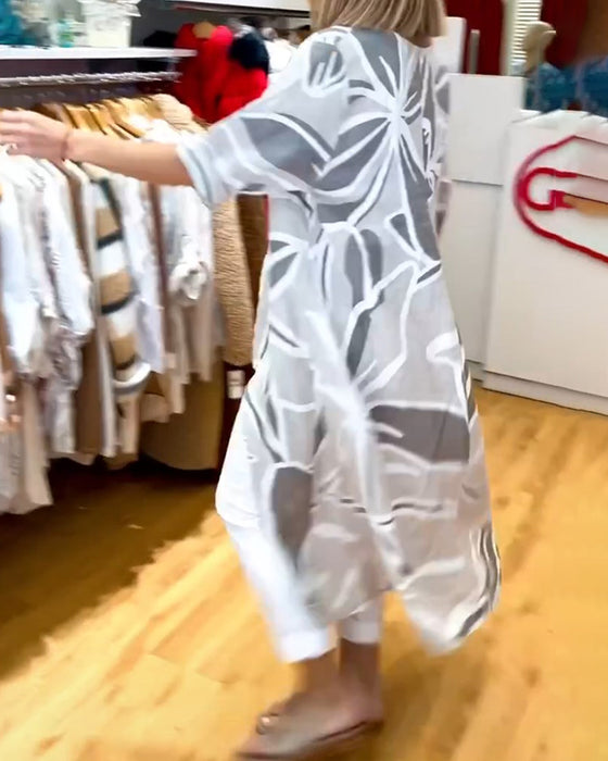 Topp med lös, oregelbunden passform