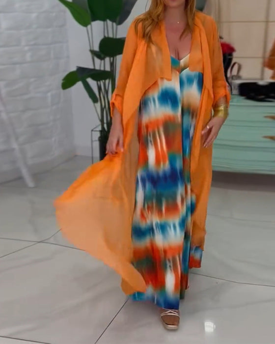 Kostym med elegant och moderiktig stil