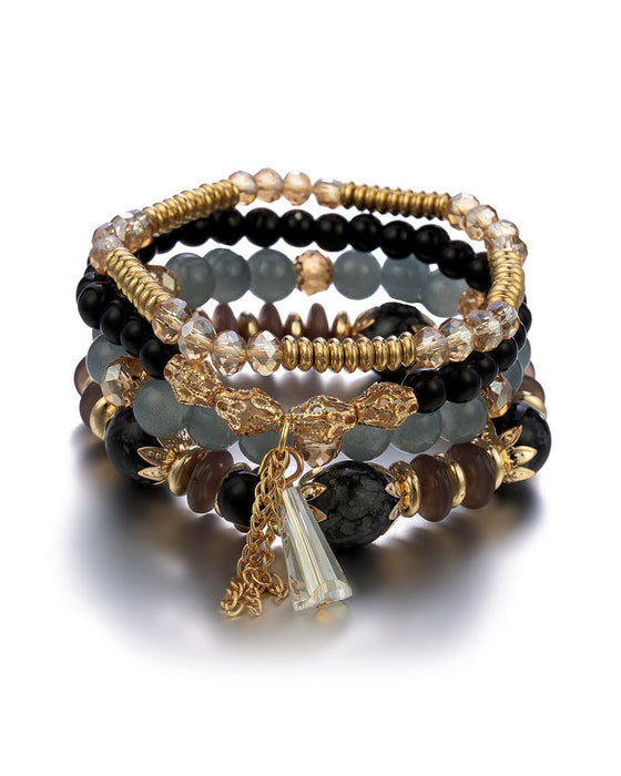 Boho Fringe Multilayer Beaded Armband