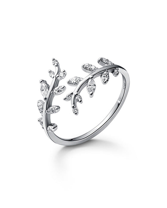 Damringar Mode Outdoor Leaf Ring